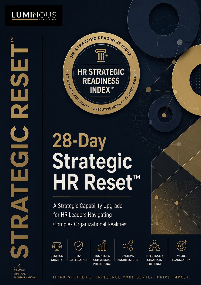 28-Day Strategic HR Reset mockup