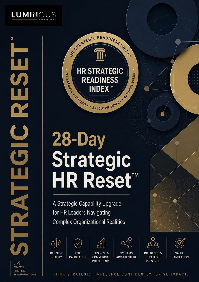 Strategic HR Influence Accelerator program cover